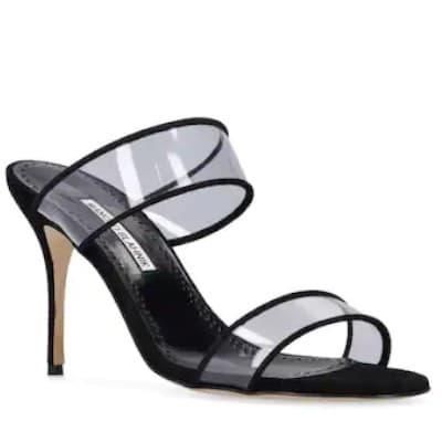 インヴィー ブラック サンダル 90 マノロブラニク