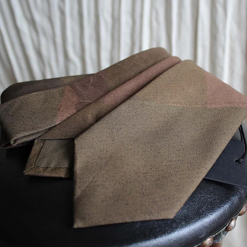 NIGEL CABOURN ナイジェルケーボン TIE (LINEN STRIPE、SAS CAMO