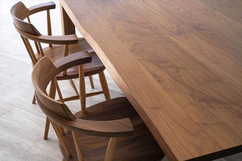 高山ウッドワークス オーダーテーブル／天板：ウォールナット 脚：8cm