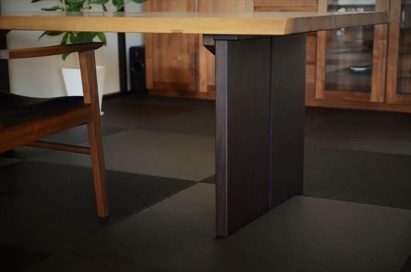 匠工房 ダイニングテーブル／ウォールナット3枚剥ぎ＋パネル脚