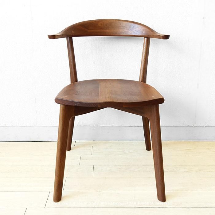 ナガノインテリア/DC352 ダイニングチェア セミアームチェア