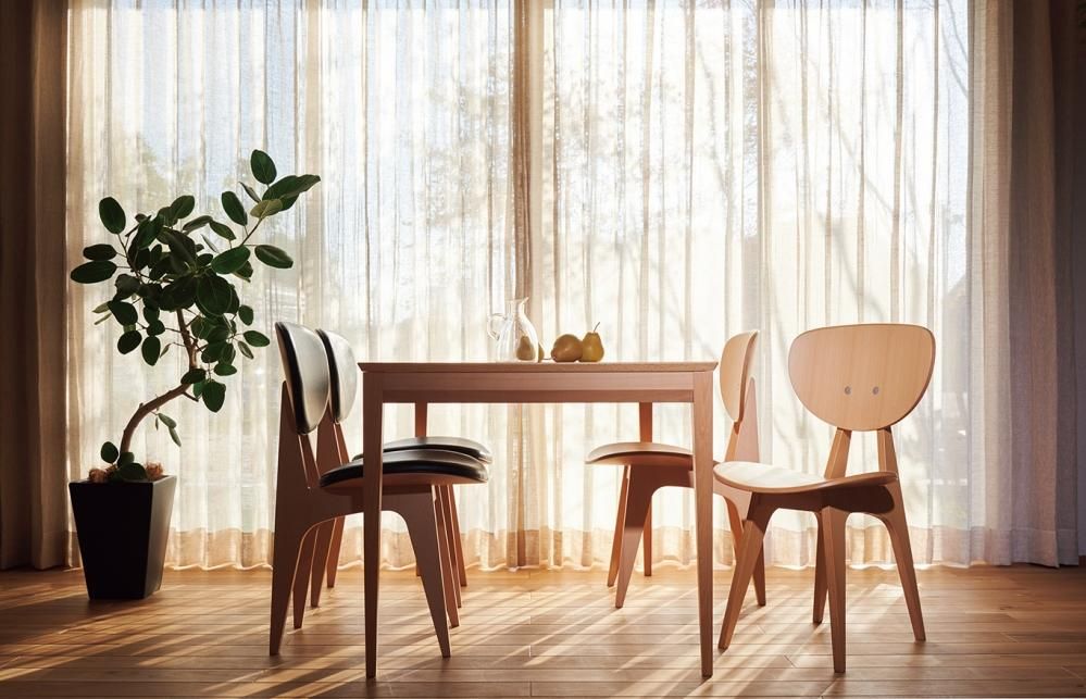 小椅子（長大作/坂倉準三建築研究所）板座・ビーチウッド