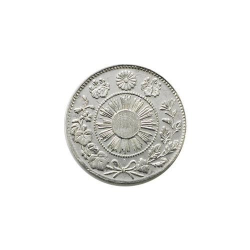 旭日大字5銭銀貨 前期 未使用 古銭、コイン、金貨、大判、小判、紙幣の