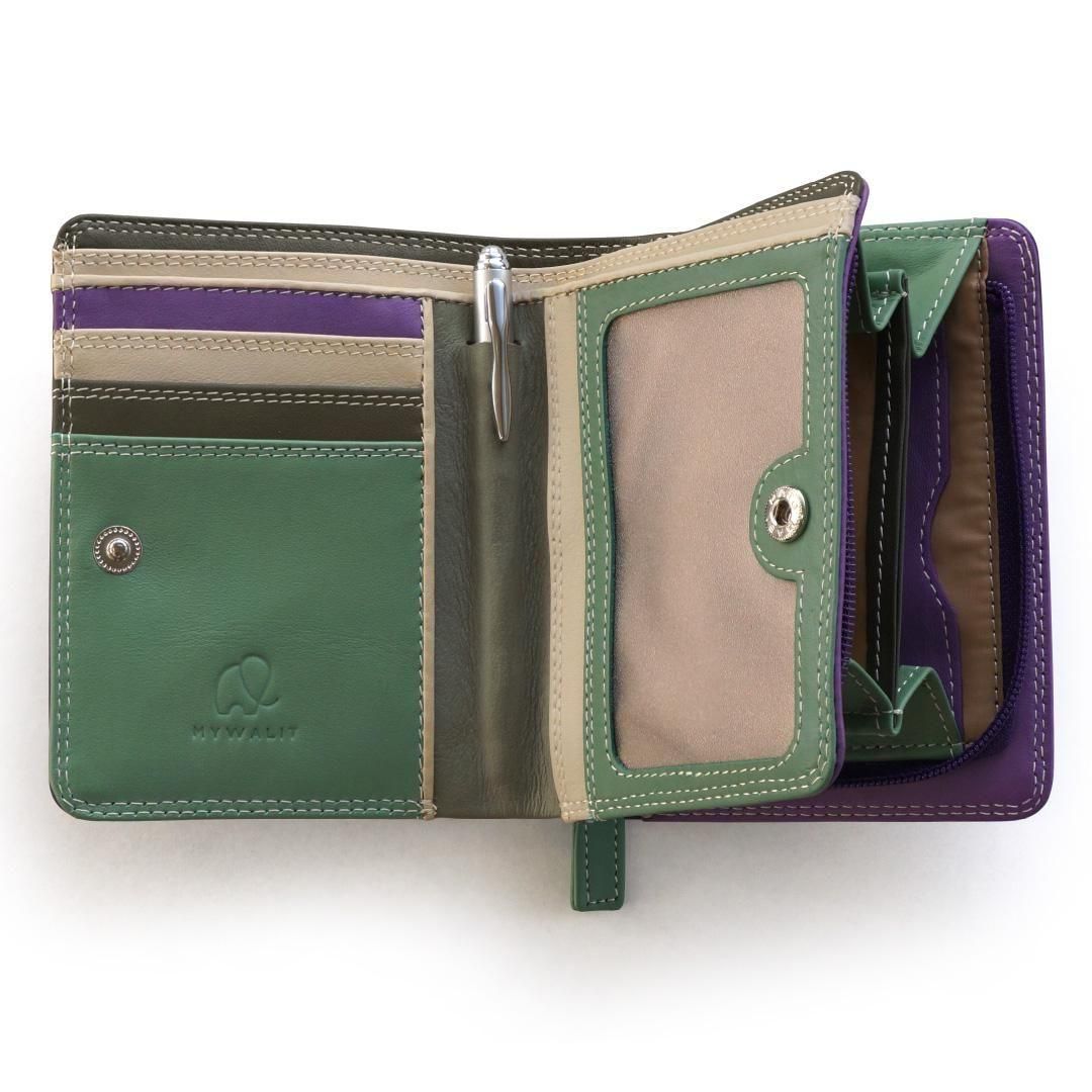 公式】mywalit マイワリット MY231-189 2つ折財布/オーキッド RFID