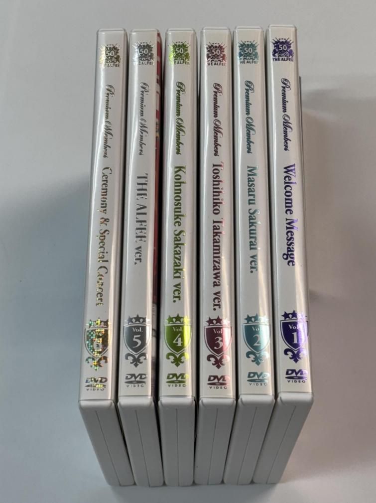 アルフィー 限定DVD THE ALFEE 50th Anniversary Premium Members