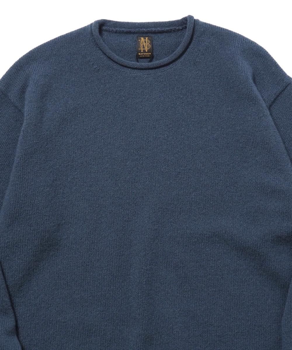 BATONER BLUEFACE ROLL NECK | メンズウールセーター - CHANTILLY-2F