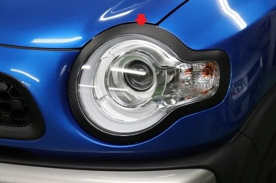 クロスビー MN71S ヘッドライトメッキベゼルシート - 長野県松本市の