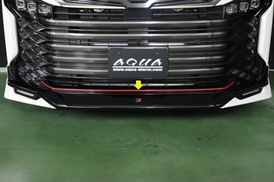 ヴォクシー90系 GRフロントスポイラー(LED付)レッドラインシートVer2