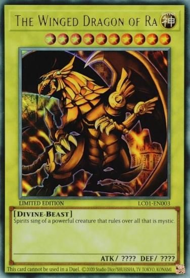 遊戯王 LC01-EN003 ラーの翼神竜 The Winged Dragon of Ra (英語版