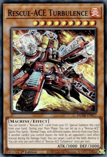 遊戯王 MZMI-EN077 R－ACEタービュランス (英語版 1st Edition