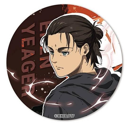 エレン・イェーガー】AFORCE×DRAGON HORSE 進撃の巨人 缶バッジ