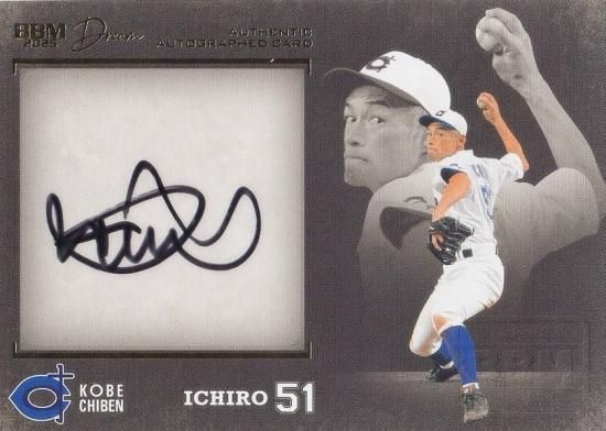 直筆サイン 11/39】BBM 2025 ベースボールカード イチロー（投球