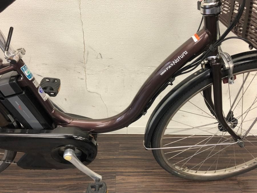 電動自転車 ヤマハ PAS Nature 26インチ ブラウン 8.1ah 2012年頃