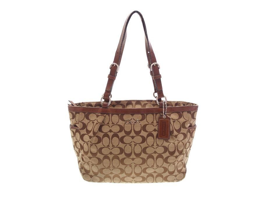 コーチ トートバッグ ショルダーバッグ F17726 筆記体ロゴ