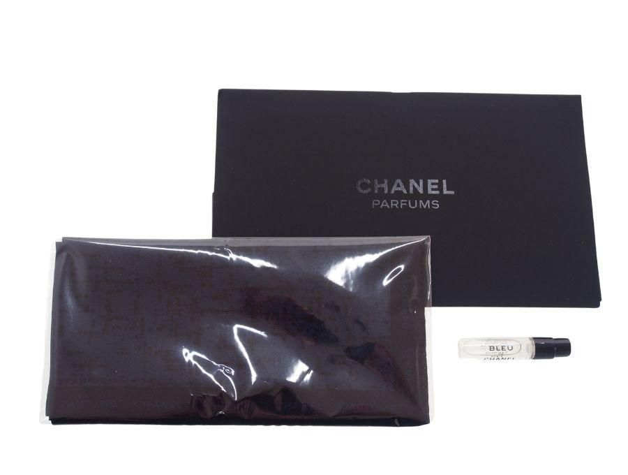 ブルー ドゥ シャネル ノベルティ メンズ香水 1.5ml シルクハンカチ 2