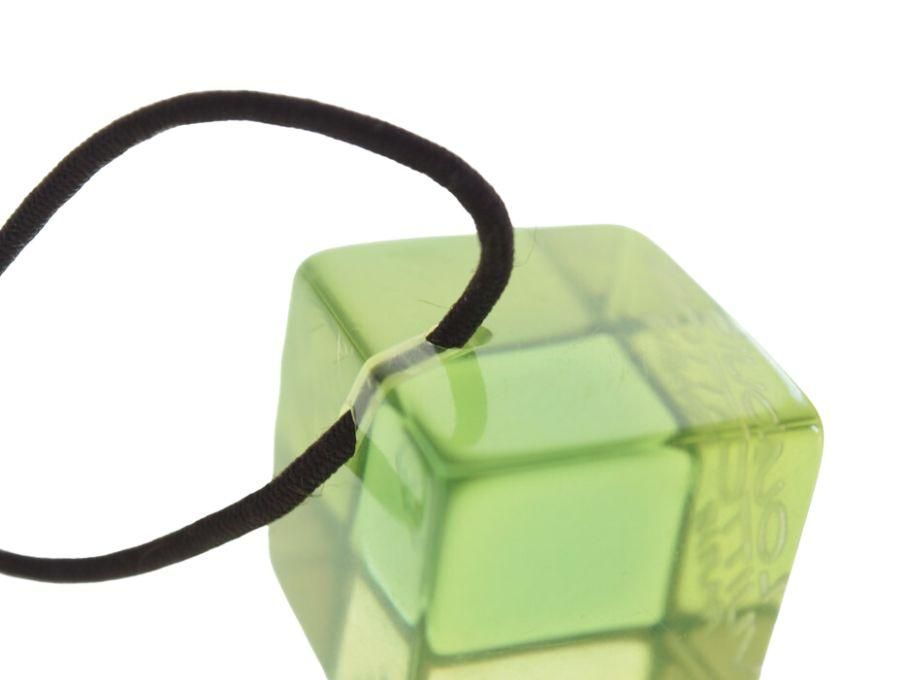 ルイヴィトン ヘアキューブ ヘアゴム ヘアアクセサリー LV キューブ 緑