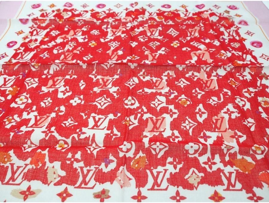 Used 未使用】ルイヴィトン LOUIS VUITTON ブティック 大判ハンカチ