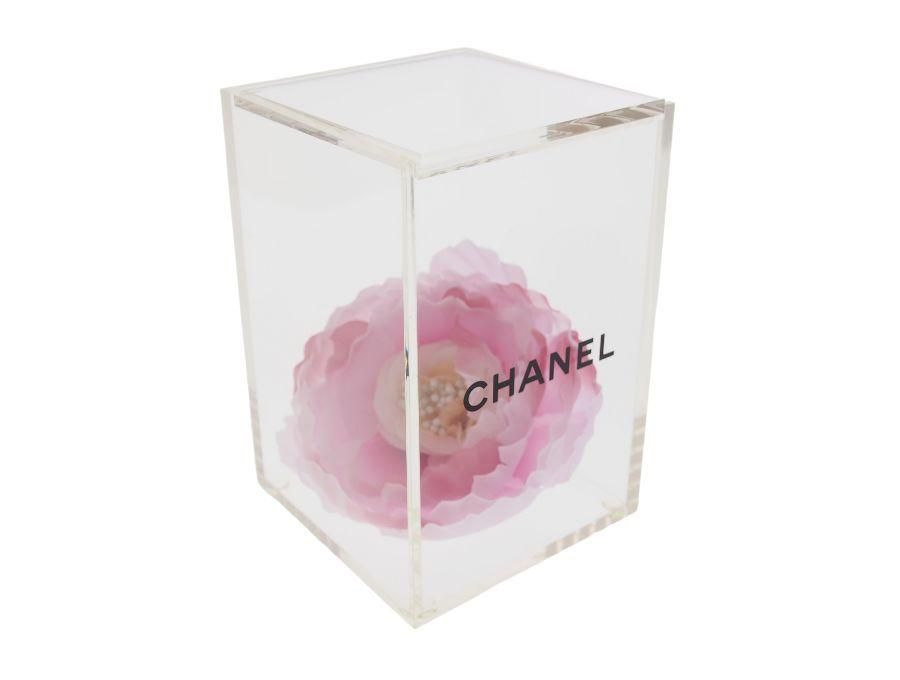 New 新品】シャネル CHANEL ノベルティ アクリルケース コスメボックス