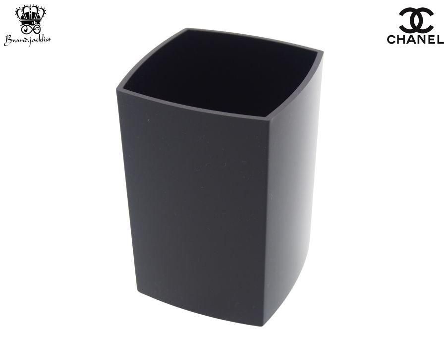 シャネル ノベルティ アクリルケース 縦型 コスメスタンド 小物入れ 底