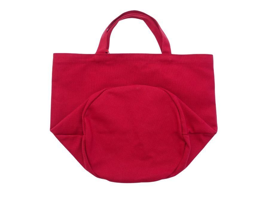 ヌメロアン ドゥ シャネル ノベルティ トートバッグ バケツ型 赤椿