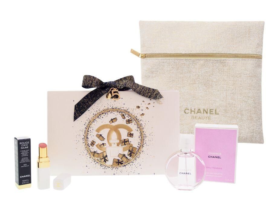 シャネル 2023 ホリデー限定コフレ 5点セット 口紅 香水 ポーチ