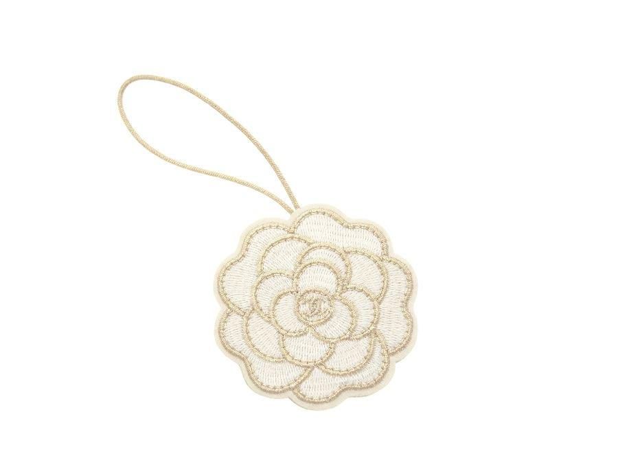 シャネル ノベルティ カメリア 刺繍チャーム LA COLLECTION ココマーク