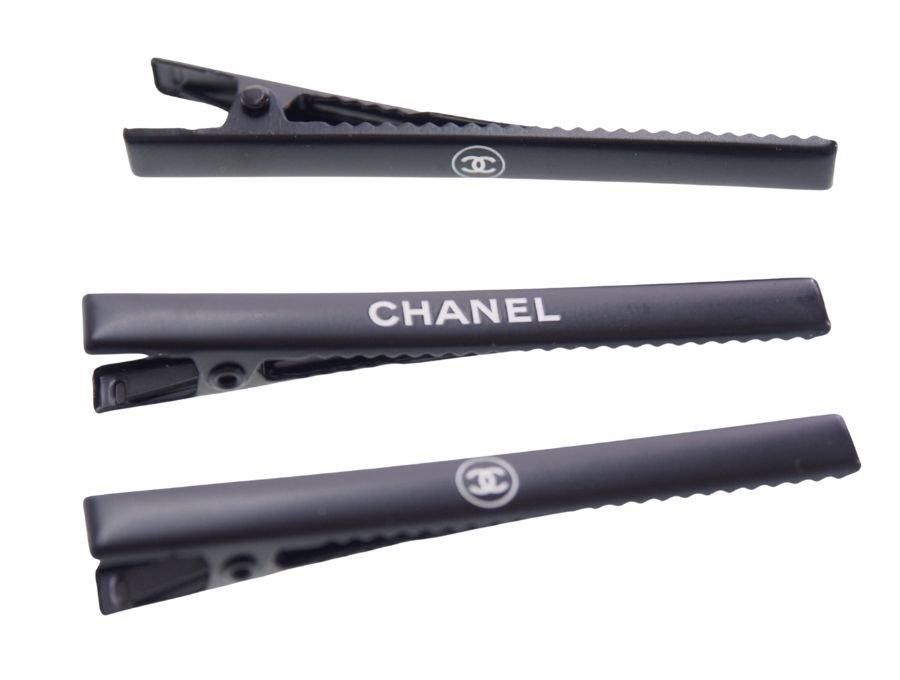 シャネル ノベルティ ヘアクリップ 髪留め ヘアピン 3個セット ココ