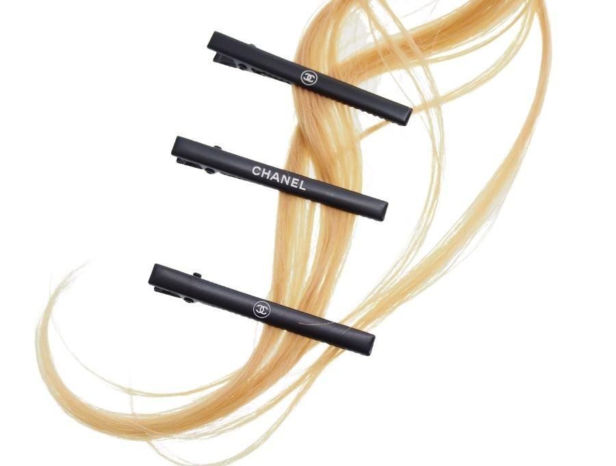 シャネル ノベルティ ヘアクリップ 髪留め ヘアピン 3個セット ココ