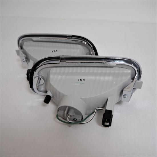 ミラジーノ 砲弾型 フロントウィンカー 土台プレート付 (左右セット