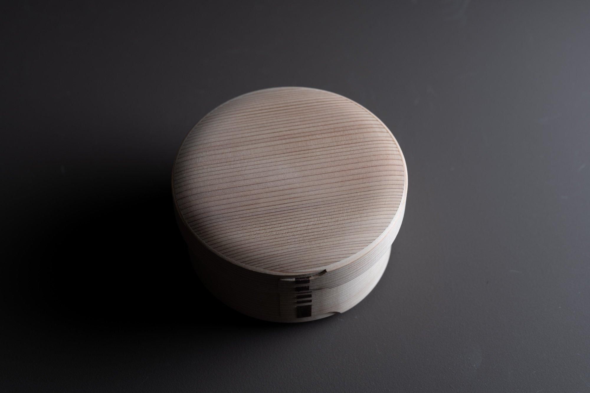 丸弁当箱（四寸）｜曲げわっぱ｜柴田慶信商店｜紡ぎ舎（つむぎや）