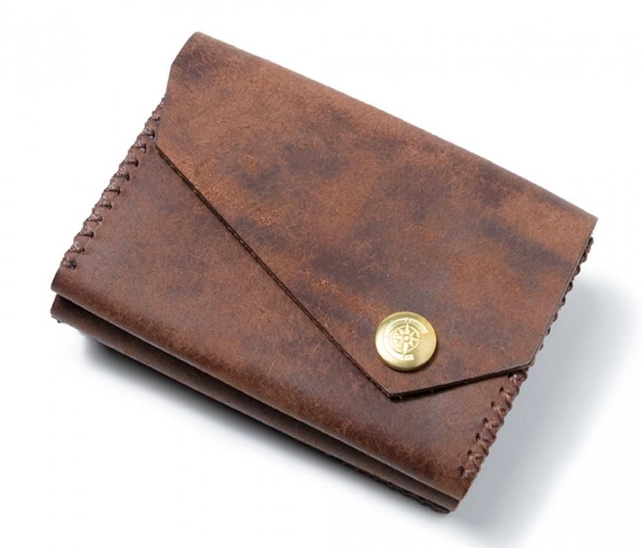 三つ折り財布 [ブラウン] / Mini Wallet [BROWN] - From: