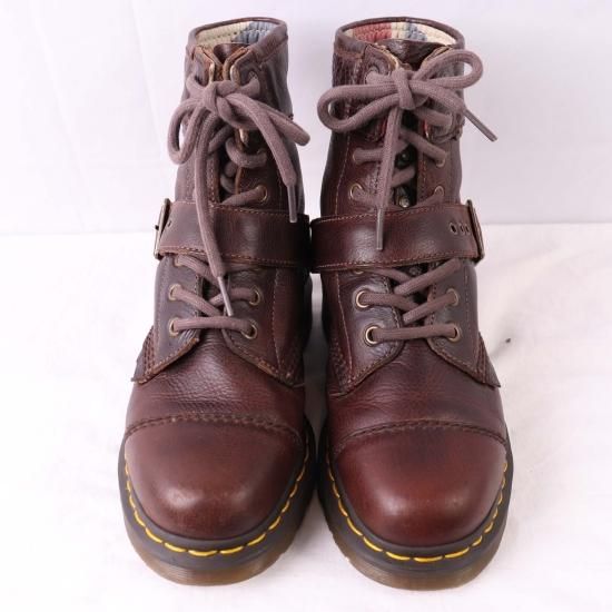 中古】dr.martens(ドクターマーチン)メンズ8ホールキャップトゥベルト