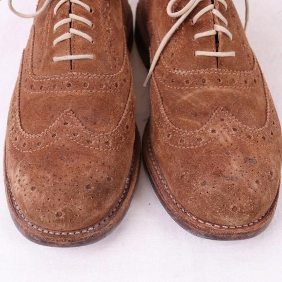 中古】GRENSON(グレンソン)メンズレザシューズ(ウィングチップ)【7G