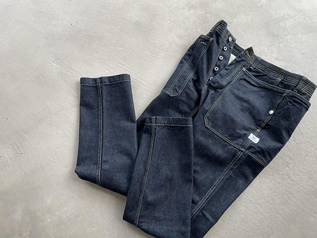SASSAFRAS ササフラス / Fall Leaf Sprayer Pants 13.5oz Denim - SALT