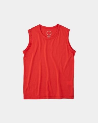 山と道 / 100% Light Merino Sleeveless - SALT