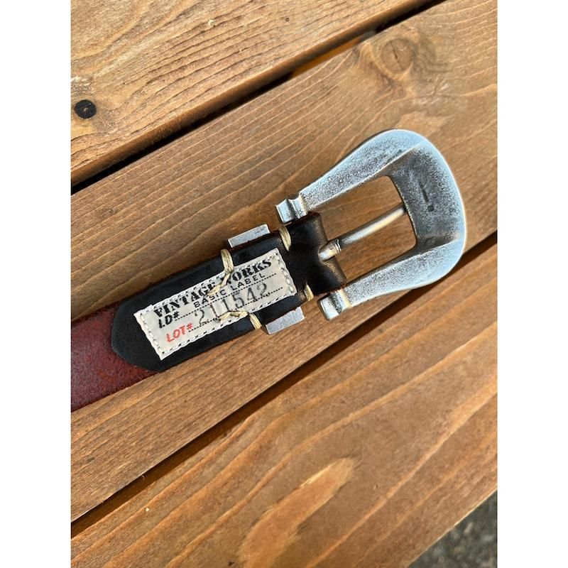 Vintage works(ヴィンテージワークス) ウエスタンベルト CHASIN(茶芯