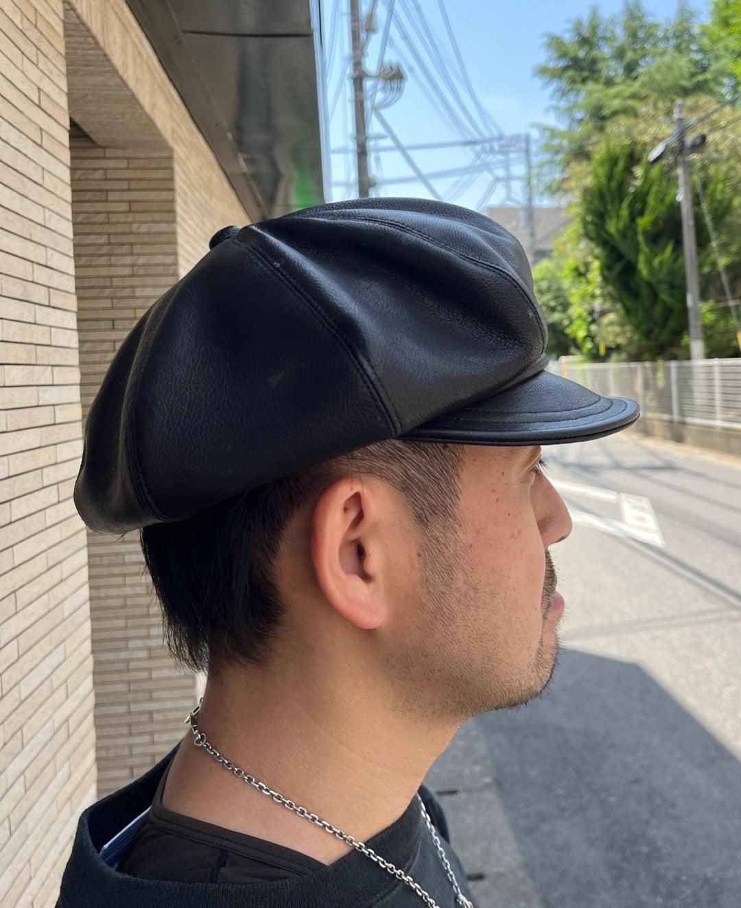 JELADO × Sturdy Leather Casquette Black 【AG83732】 | Fresno