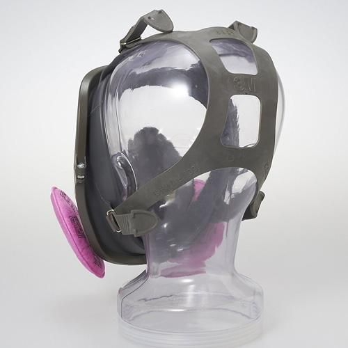 防塵マスク兼防毒マスク 3M(スリーエム) 6000F/2091-RL3全面体