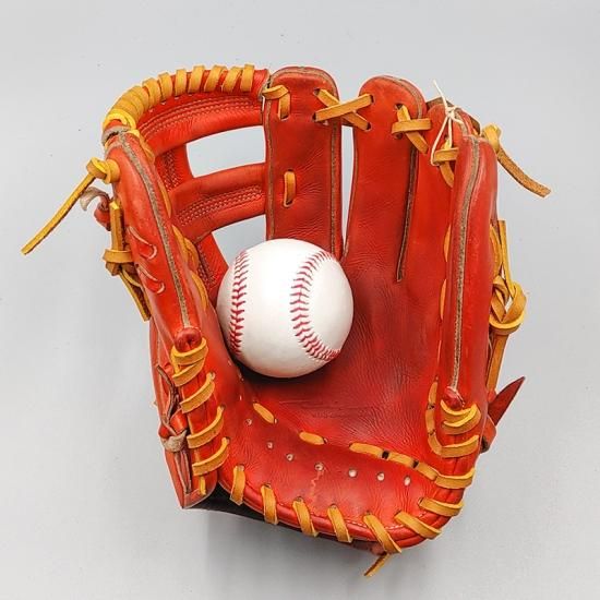 全紐交換済み (高校野球対応)】 IPセレクト 硬式グローブ / 内野手用