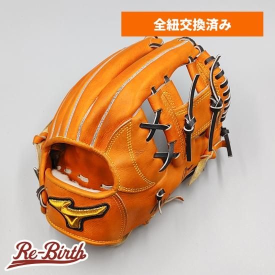 全紐交換済み 】 ミズノ 軟式グローブ / 内野手用 型付け済み (mizuno