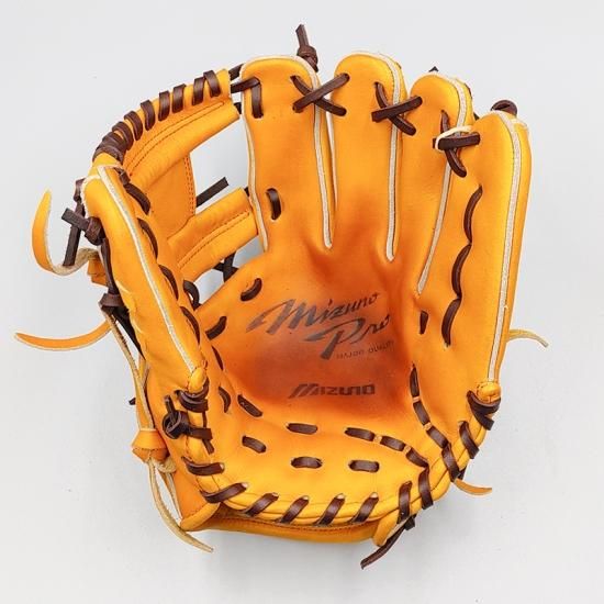 全紐交換済み (高校野球対応)】 ミズノ 硬式グローブ / 内野手用