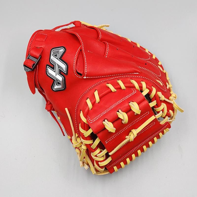 新品】 ハタケヤマ 少年軟式用 キャッチャーミット 無料型付け