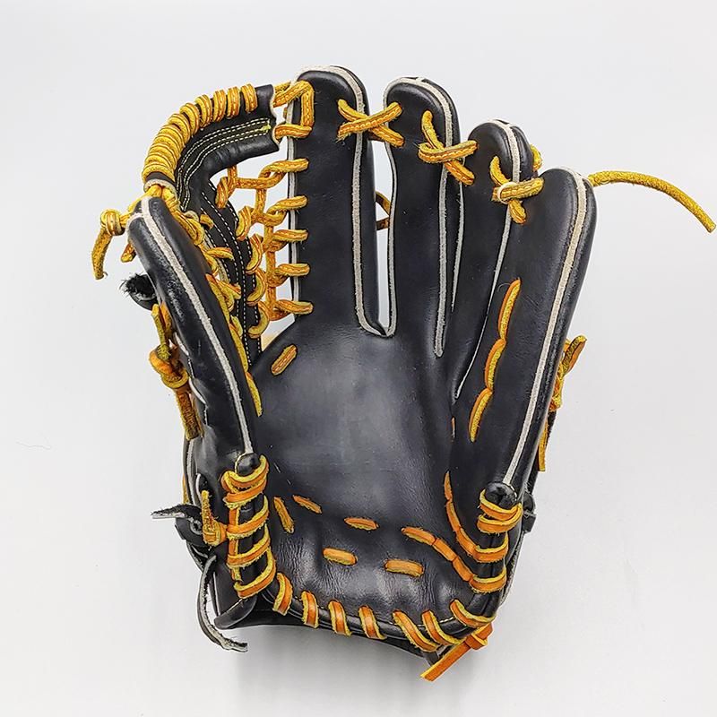 クリーニング済み (高校野球対応)】 ジュンケイ 硬式グローブ / 外野手