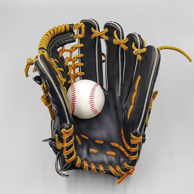 クリーニング済み (高校野球対応)】 ジュンケイ 硬式グローブ / 外野手