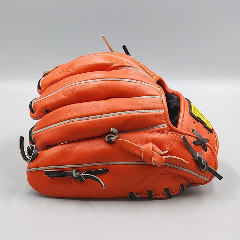 クリーニング済み 】 ハイゴールド 軟式グローブ / 内野手用 型付け