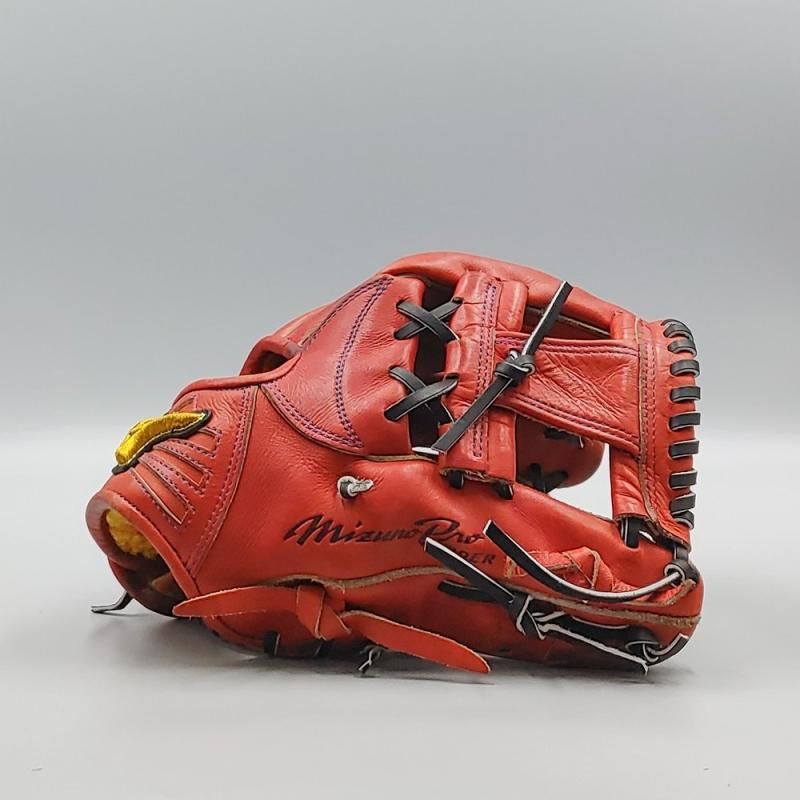 全紐交換済み (高校野球対応)】 ミズノ 硬式グローブ / 内野手用