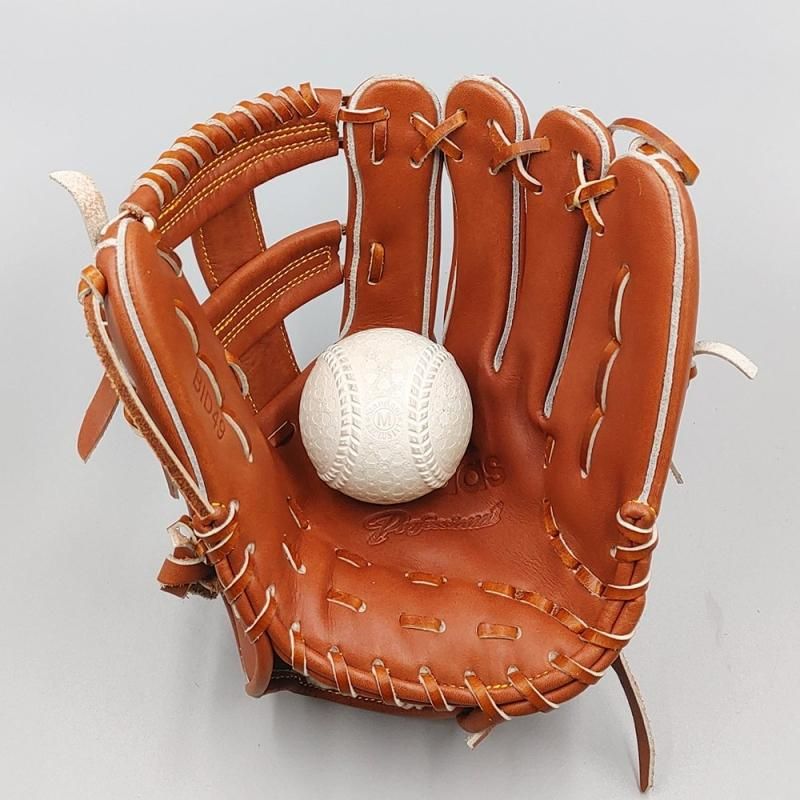 クリーニング済み 】 アディダス 軟式グローブ / 内野手用 型付け済み