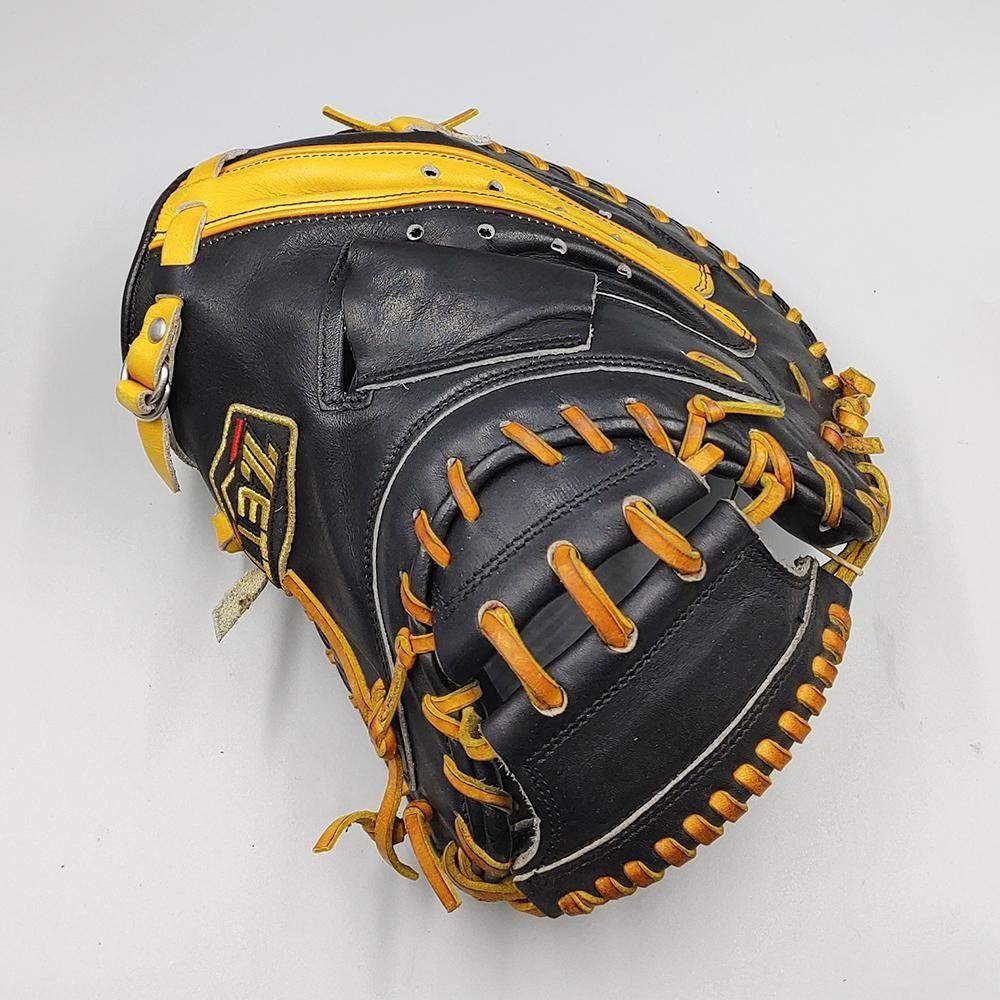 クリーニング済み 】 ゼット 軟式用 キャッチャーミット 型付け済み