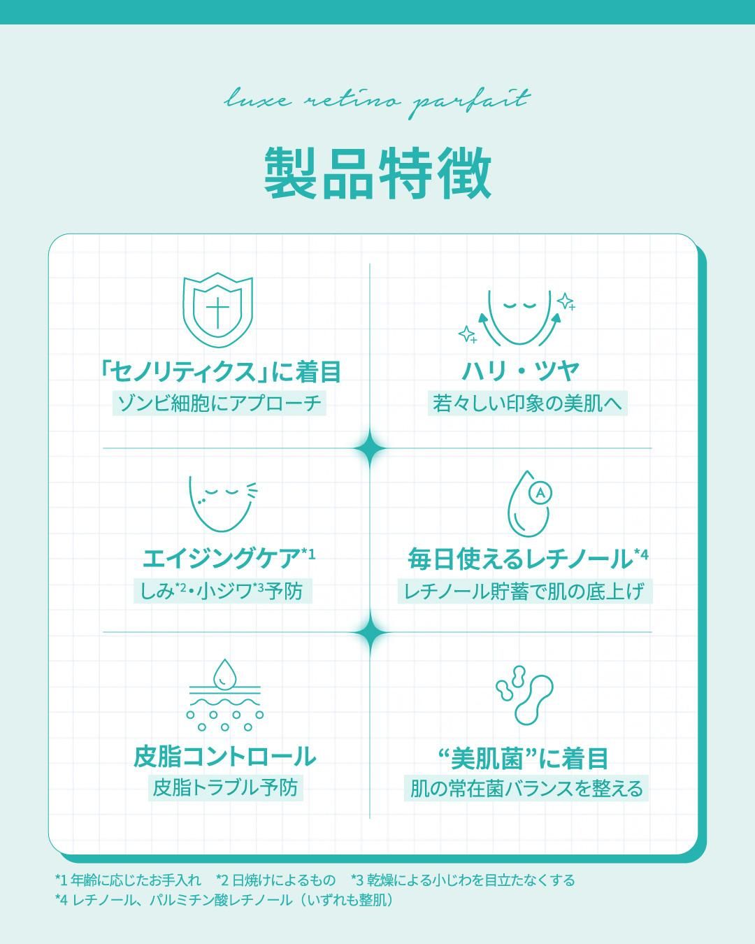 リュクスレチノパフェ 29g - At. | エーティー公式オンラインショップ