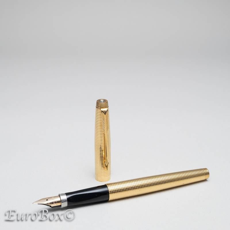 パーカー 万年筆 75 インシグニア 14Kゴールドプレート PARKER 75